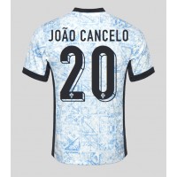 Camiseta Portugal Joao Cancelo #20 Visitante Equipación Eurocopa 2024 manga corta